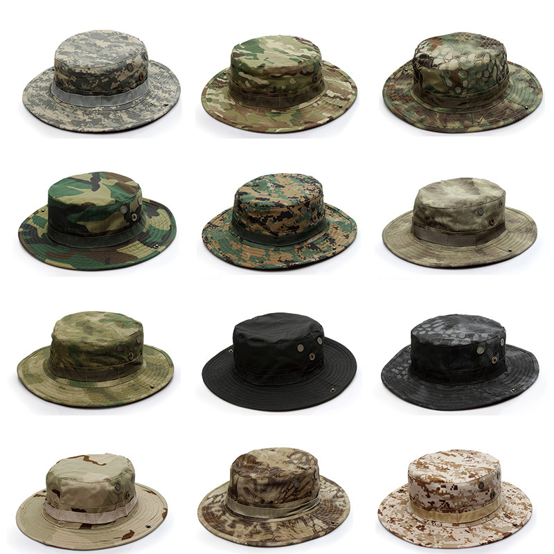 Boonie Hat Tactical - Outdoor Bucket Hat, verdickt, Tarnmuster, taktischer