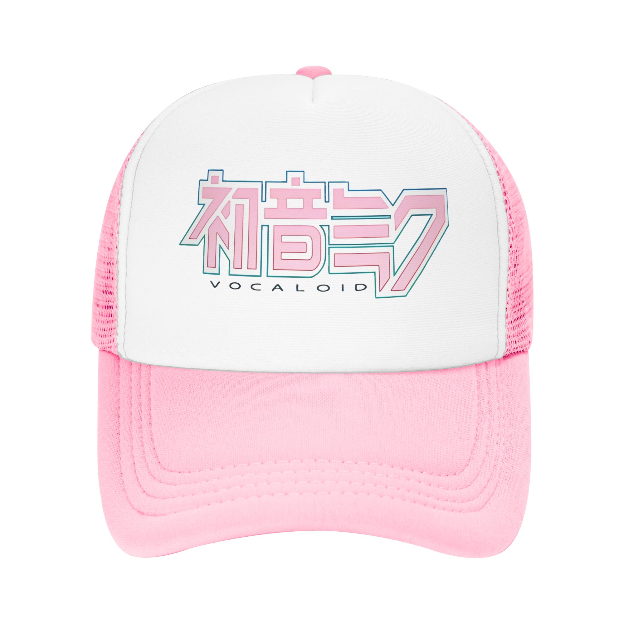 Trucker Cap Mesh - Hatsune Miku in japanischer Sprache. Schaumstoff-Mesh-Trucker-Mütze,