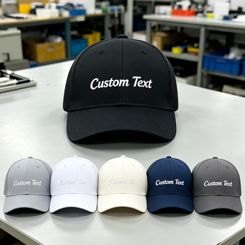 Trucker Cap Mesh - Maßgefertigte Bestickte Trucker-Mütze Atmungsaktive Baseballkappe Verstellbare