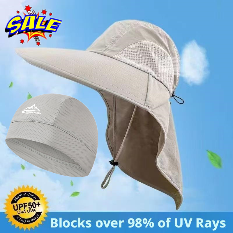 Sun Hat Wide Brim - Verbesserter Sonnenhut mit breiter Krempe und