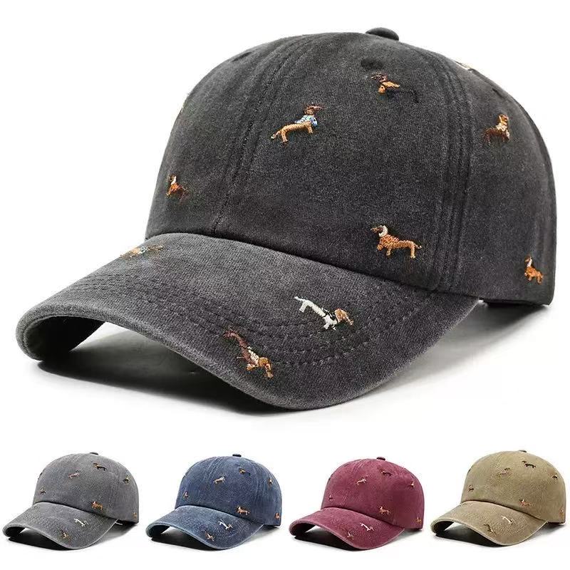Dackel-Stickerei Gewaschene Ba – Golf Cap Dad Bewertung und Preis