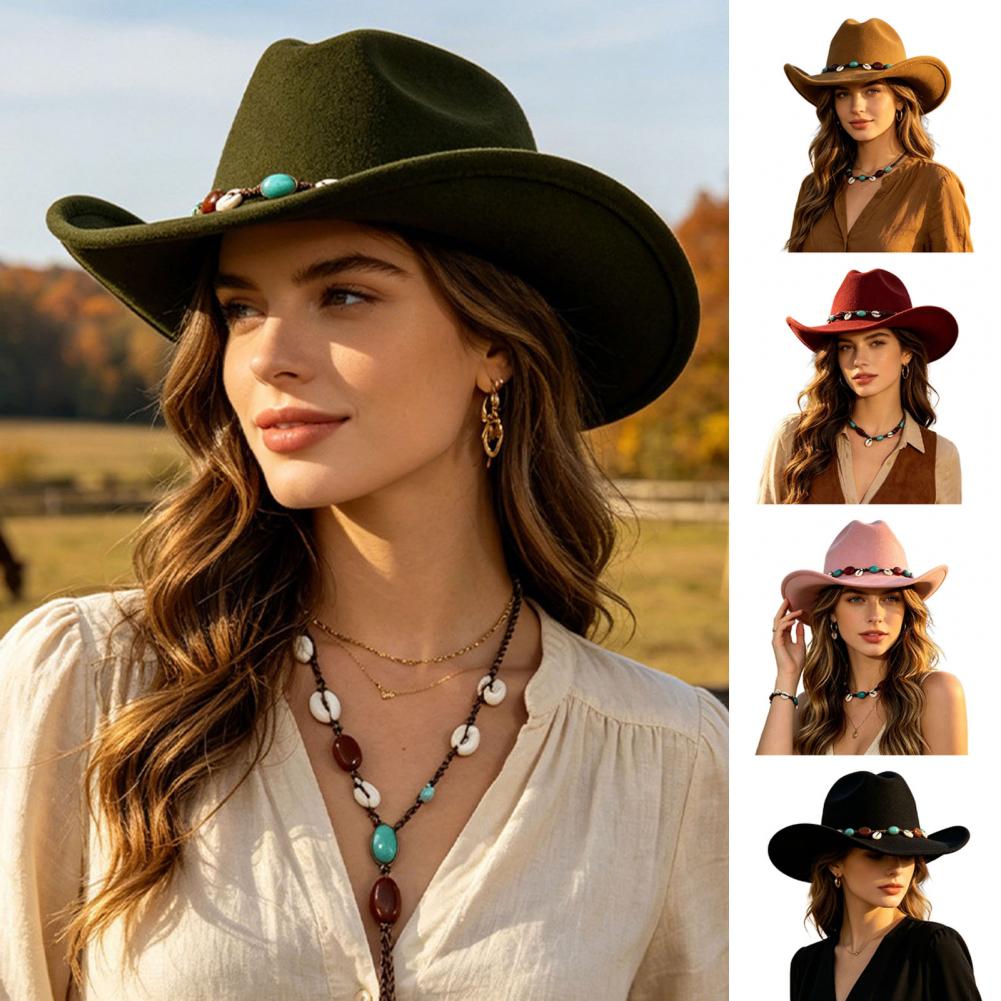 Western-Cowboy-Stil Hut aus Wo – Fedora Hat Wool Bewertung und Preis