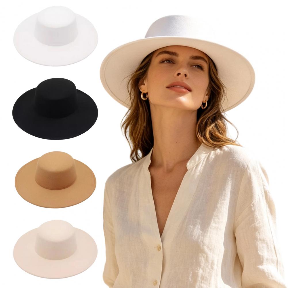 Breitkrempiger Fedora für Dame – Fedora Hat Wool Bewertung und Preis