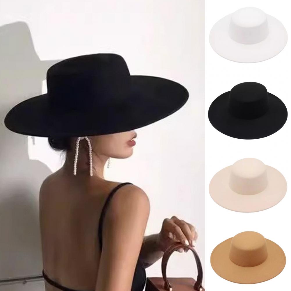 Breitkrempiger Fedora für Dame – Fedora Hat Wool Bewertung und Preis