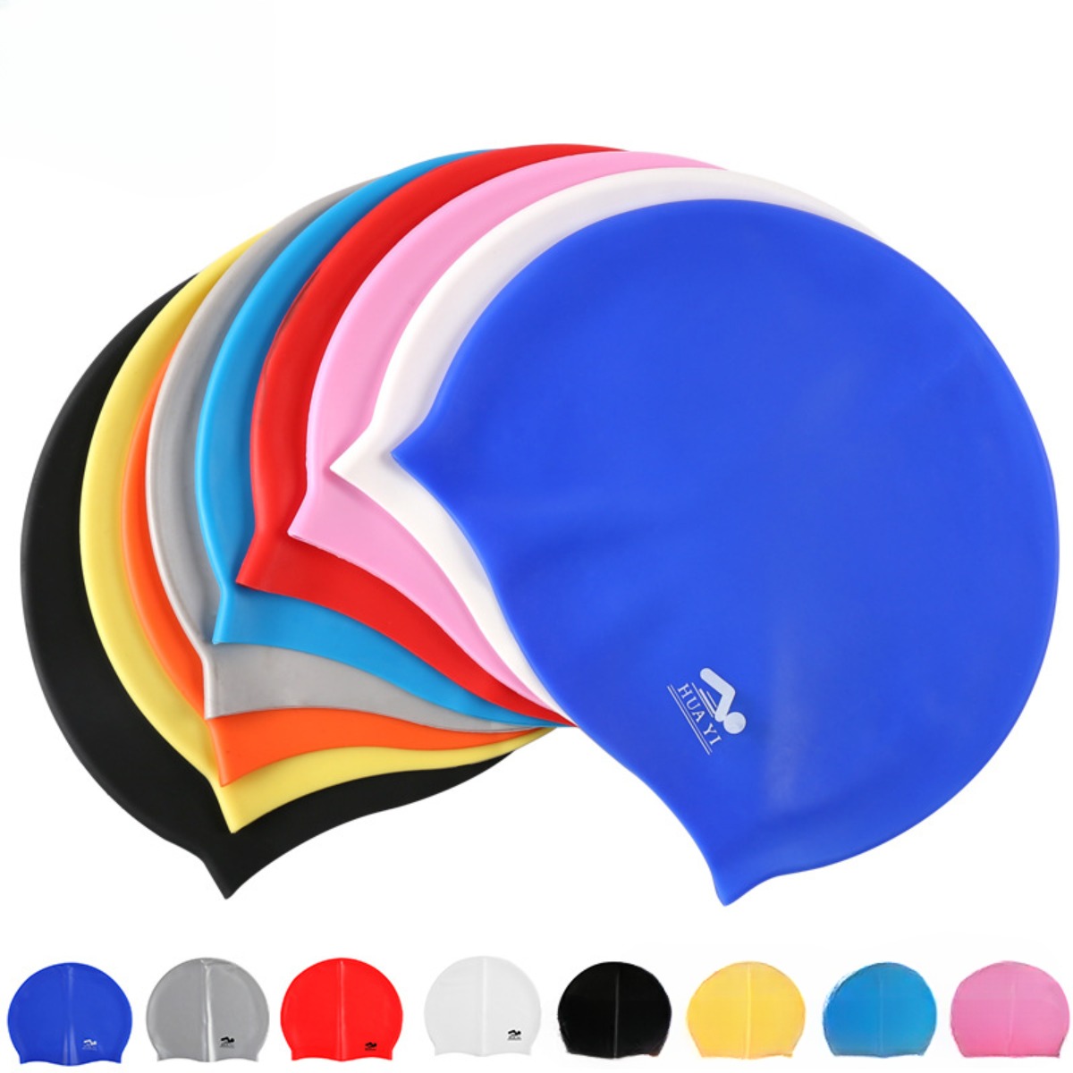 Silikon-elastische Badekappe,  – Swim Hat Silicone Bewertung und Preis